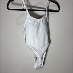 White One-Piece Swimsuit